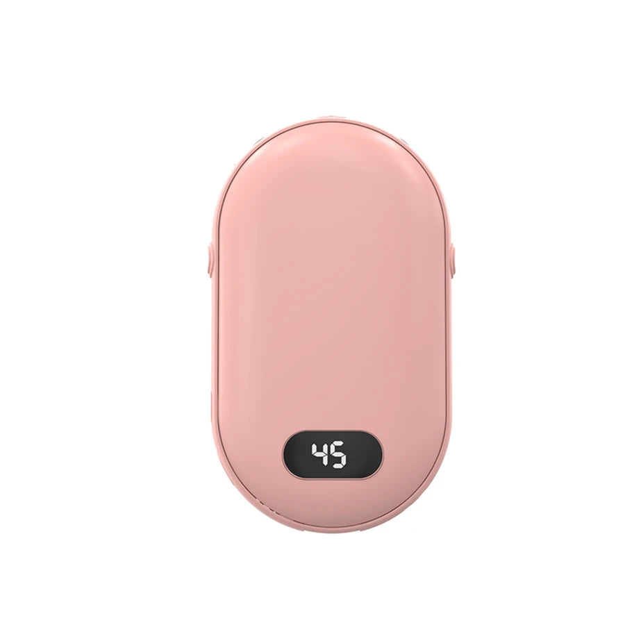 Rechargeable Double-Sided Hand Warmer – 2 Heat Settings