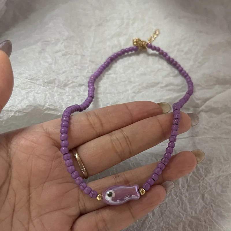 Ceramic Fish Necklace